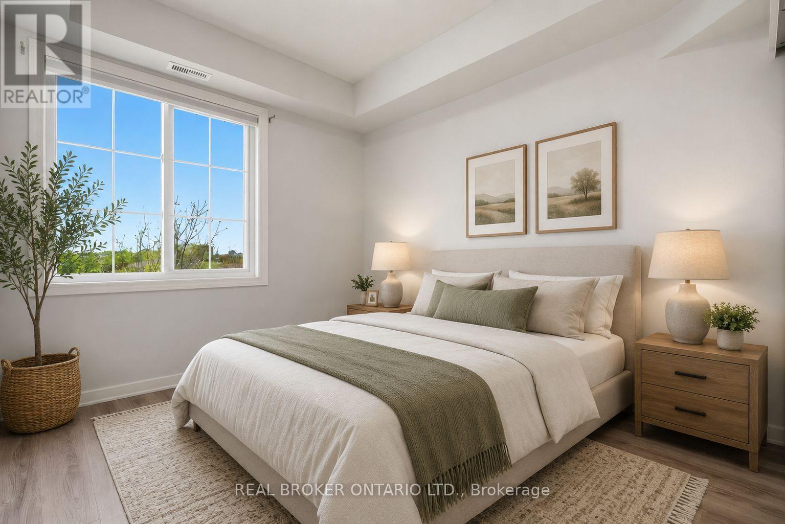 *VIRTUALLY STAGED* - 414 - 1440 Gordon Street, Guelph, ON - Indoor Photo Showing Bedroom