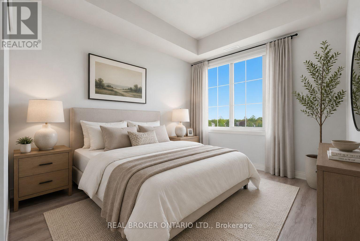 *VIRTUALLY STAGED* - 414 - 1440 Gordon Street, Guelph, ON - Indoor Photo Showing Bedroom