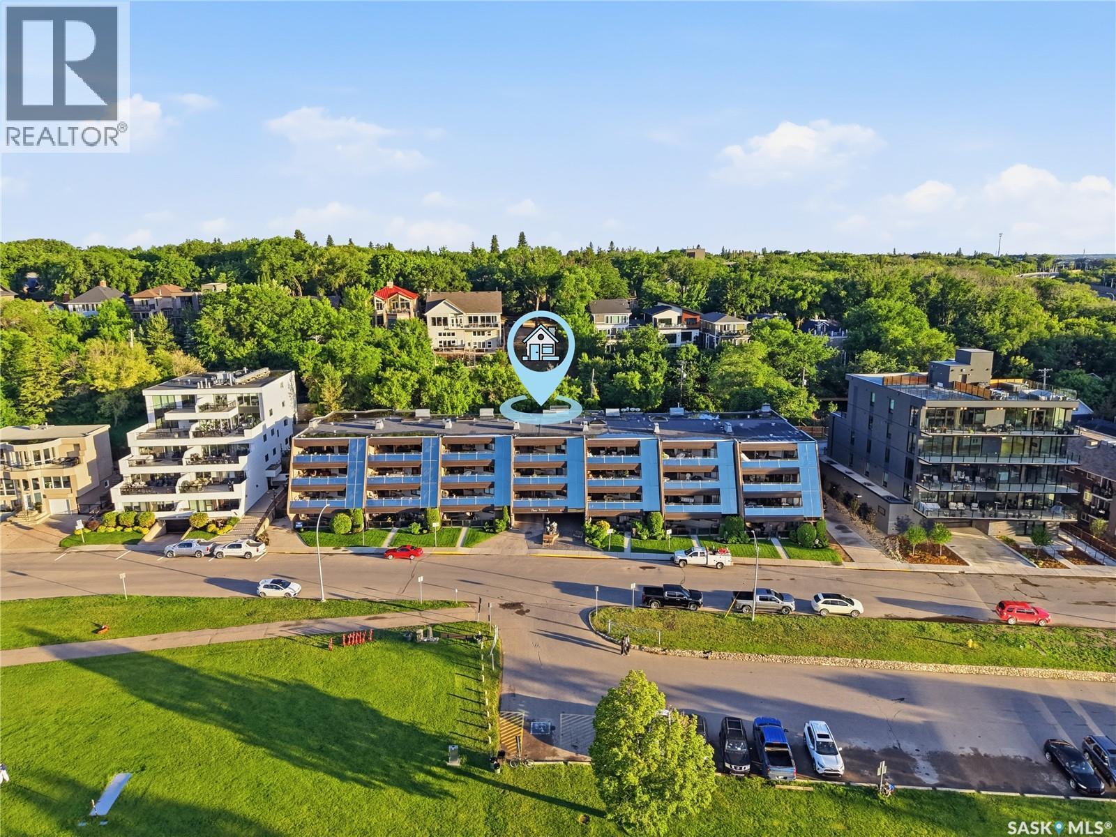 102 222 Saskatchewan Crescent E, Saskatoon, SK - Outdoor With View