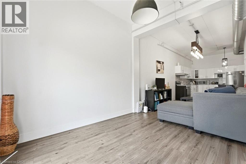 150 Colborne Street Unit# 204, Brantford, ON - Indoor Photo Showing Living Room