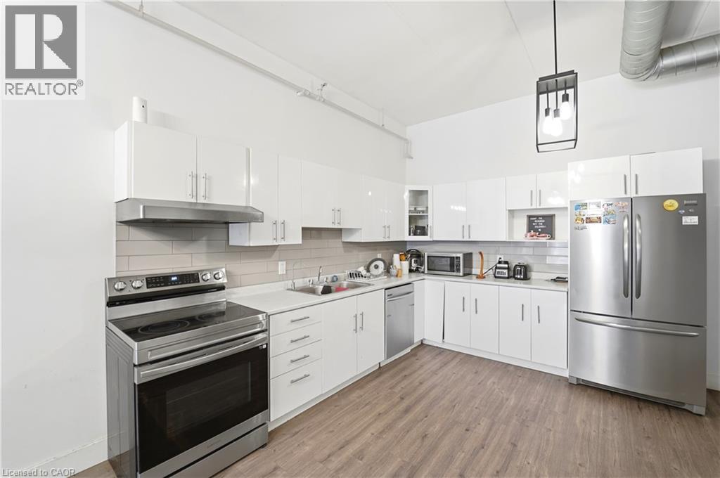 150 Colborne Street Unit# 204, Brantford, ON - Indoor Photo Showing Kitchen