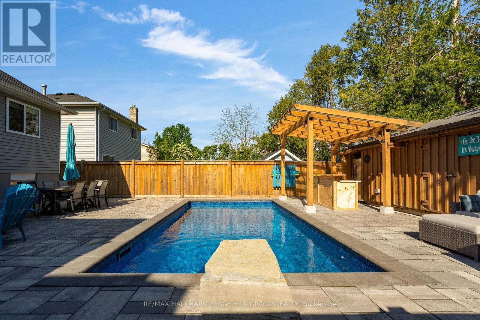 44 Knicely Road, Barrie, ON - Outdoor With In Ground Pool With Deck Patio Veranda
