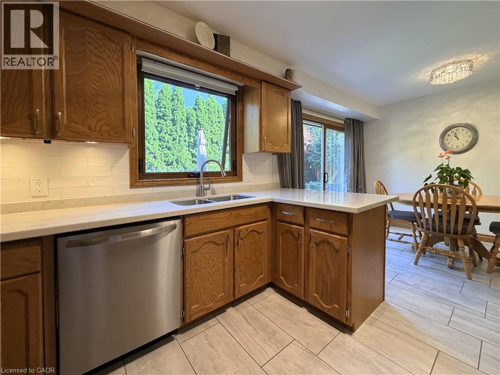 7 Mann Avenue, Simcoe, ON - Indoor Photo Showing Kitchen With Double Sink