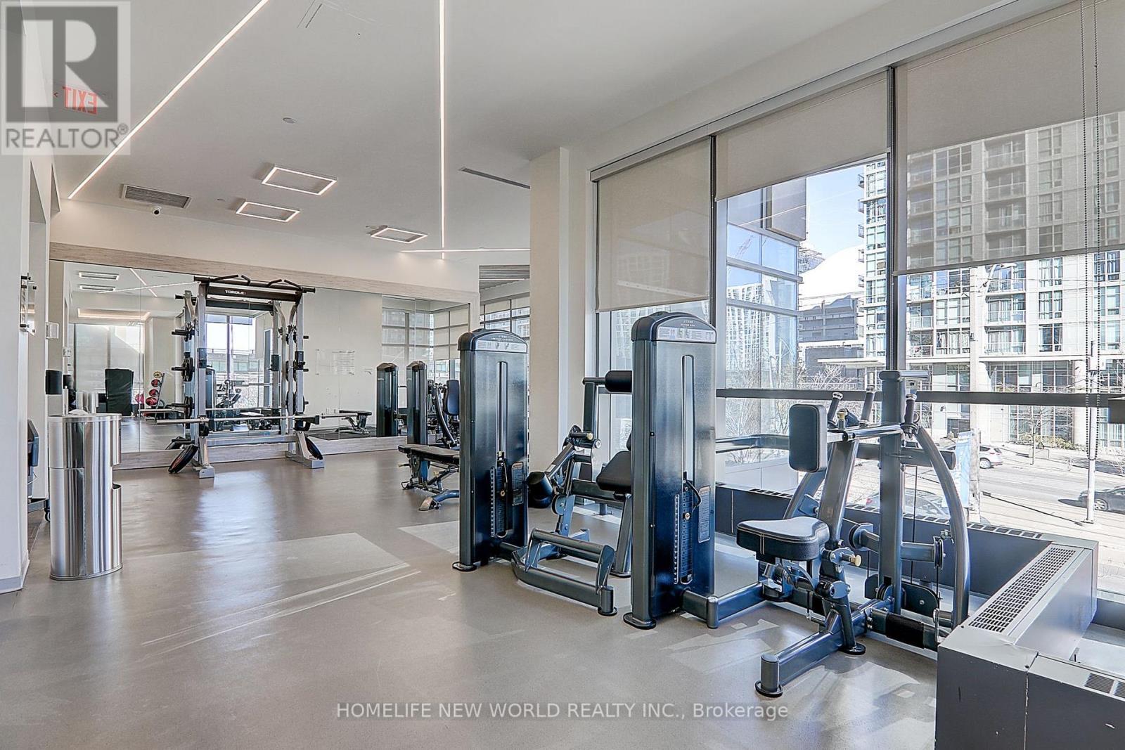 307 - 15 Fort York Boulevard, Toronto, ON - Indoor Photo Showing Gym Room