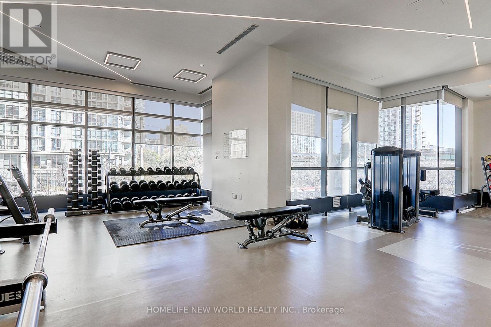 307 - 15 Fort York Boulevard, Toronto, ON - Indoor Photo Showing Gym Room