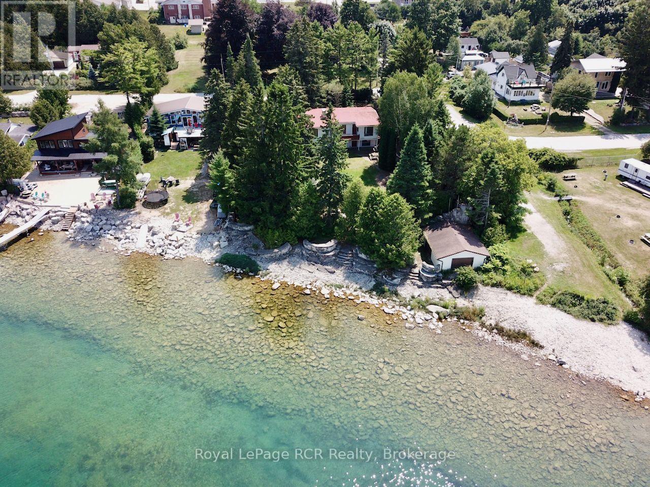 Perfect 1/2+ acre waterfront 'in-town' location. - 2 William Street, Northern Bruce Peninsula, ON - Outdoor With Body Of Water With View