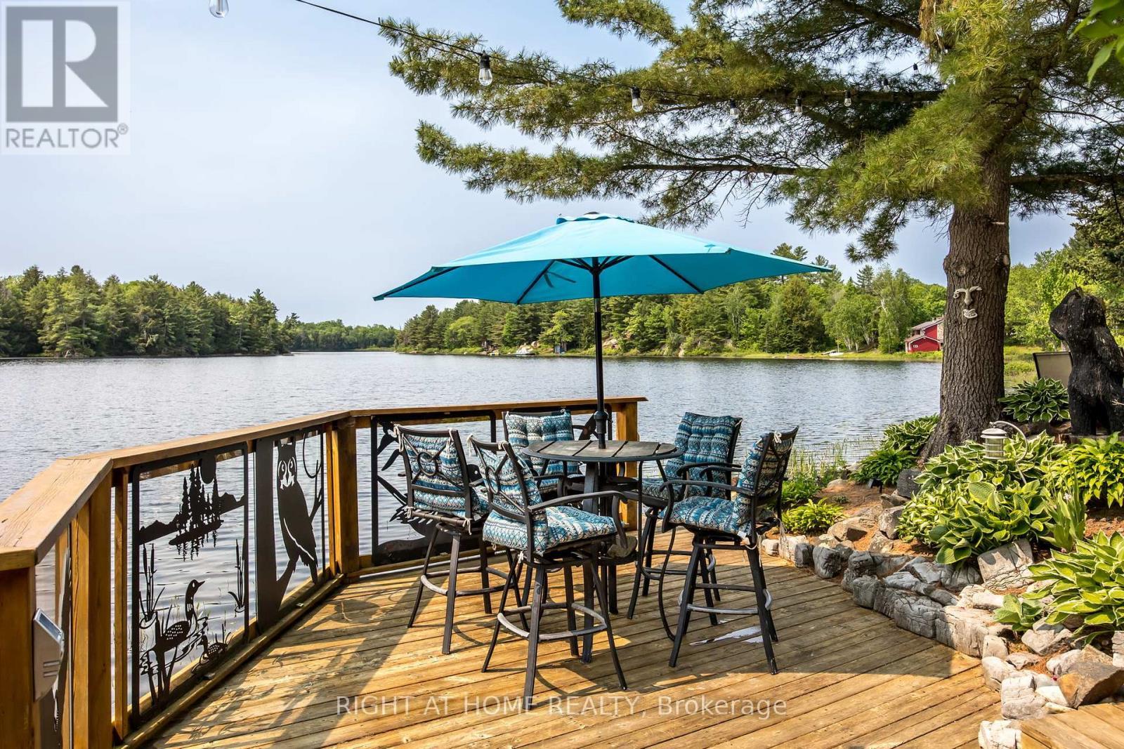 235 Loch Erne Road, Mcdougall, ON - Outdoor With Body Of Water With Deck Patio Veranda