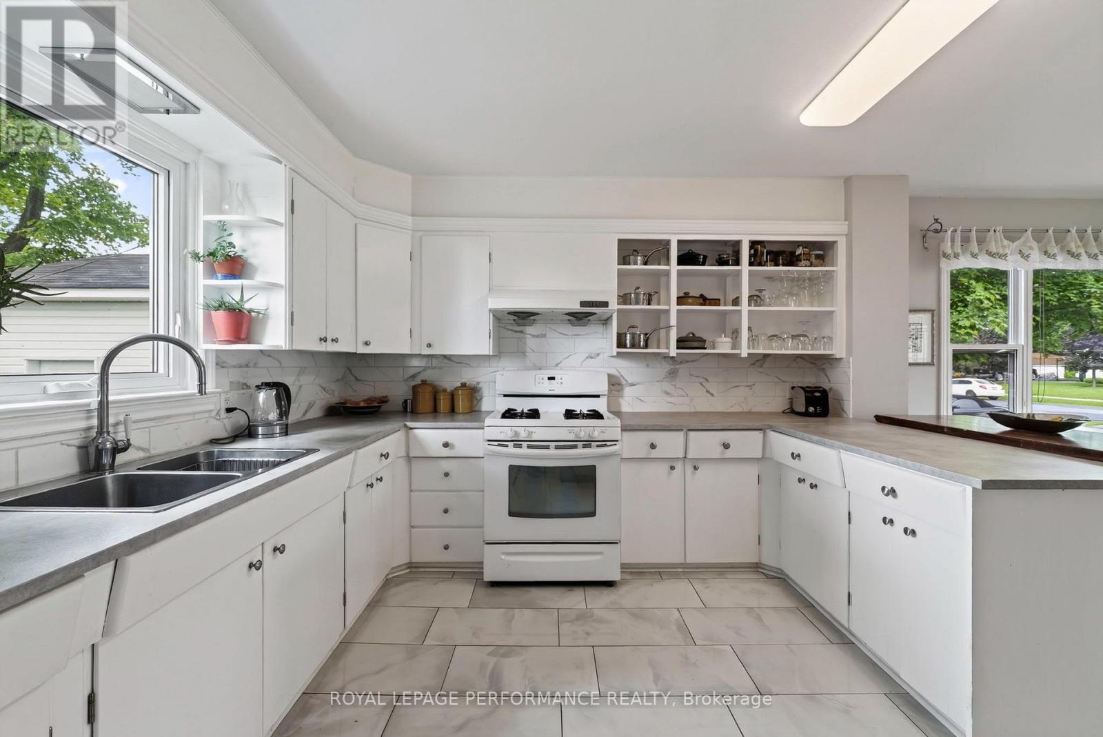 50 St Lawrence Street, South Stormont, ON - Indoor Photo Showing Kitchen With Double Sink