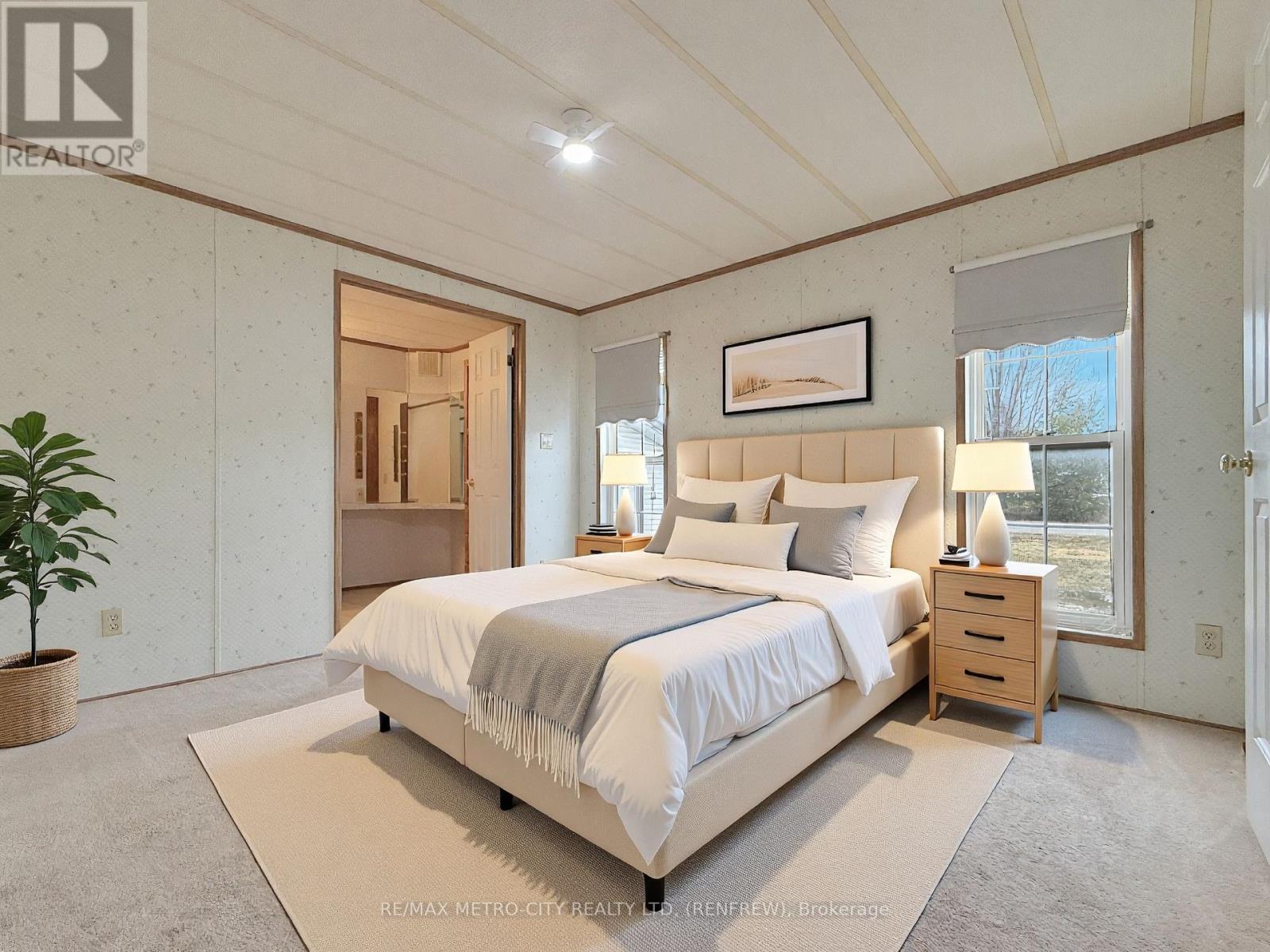 Photo has been virtually staged - 34 Sunset Lane, Horton, ON - Indoor Photo Showing Bedroom