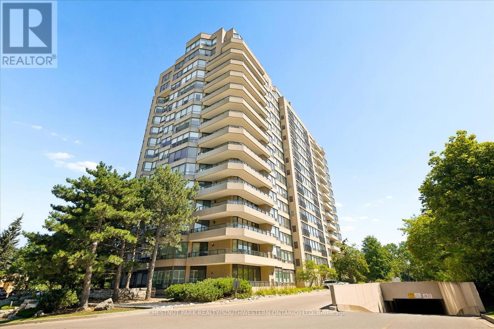 1101 - 4 Willow Street, Waterloo, ON - Outdoor With Balcony With Facade