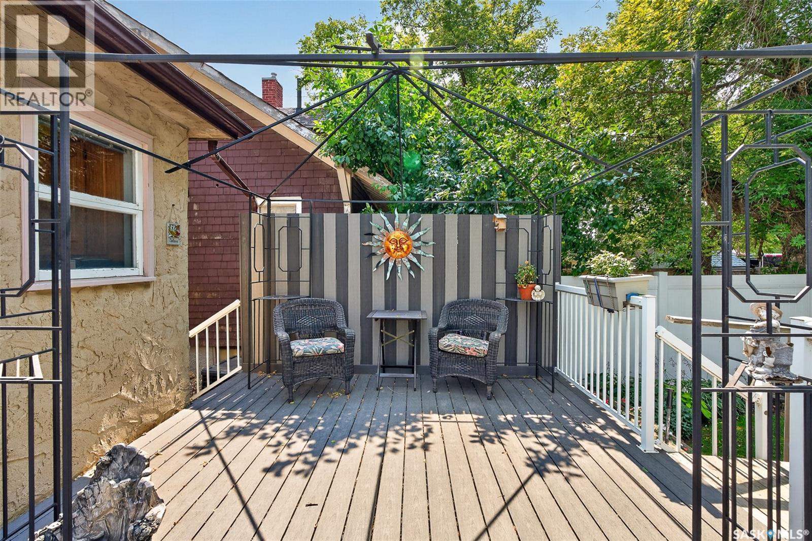 1188 2Nd Avenue Ne, Moose Jaw, SK - Outdoor With Deck Patio Veranda With Exterior