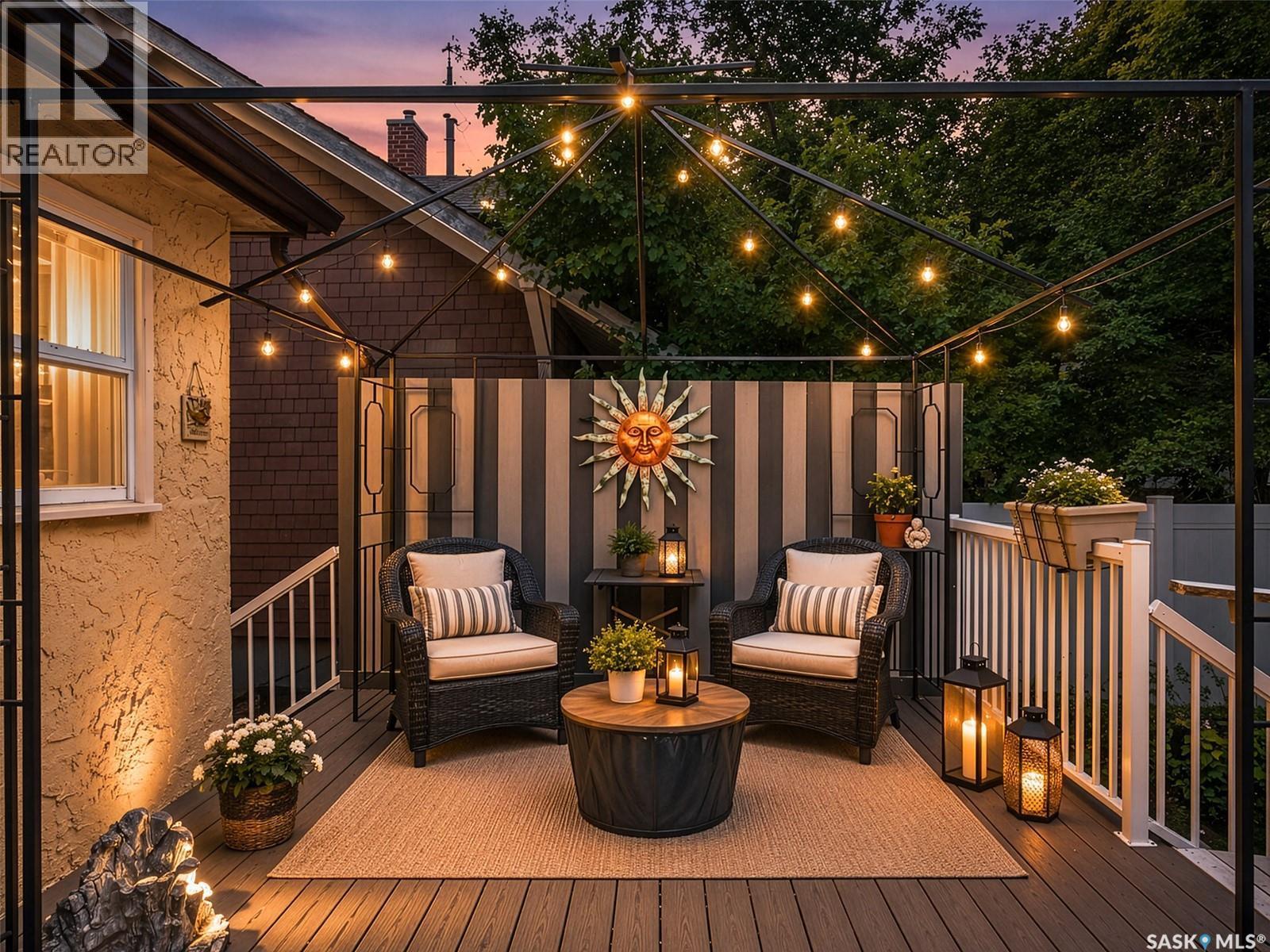 1188 2Nd Avenue Ne, Moose Jaw, SK - Outdoor With Deck Patio Veranda With Exterior