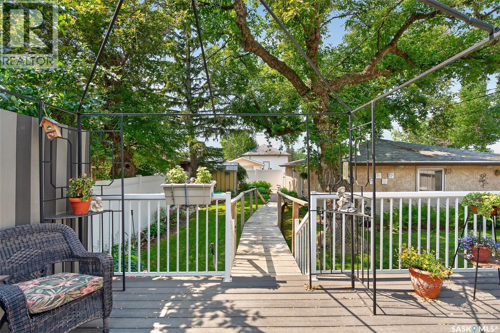 1188 2Nd Avenue Ne, Moose Jaw, SK - Outdoor With Deck Patio Veranda