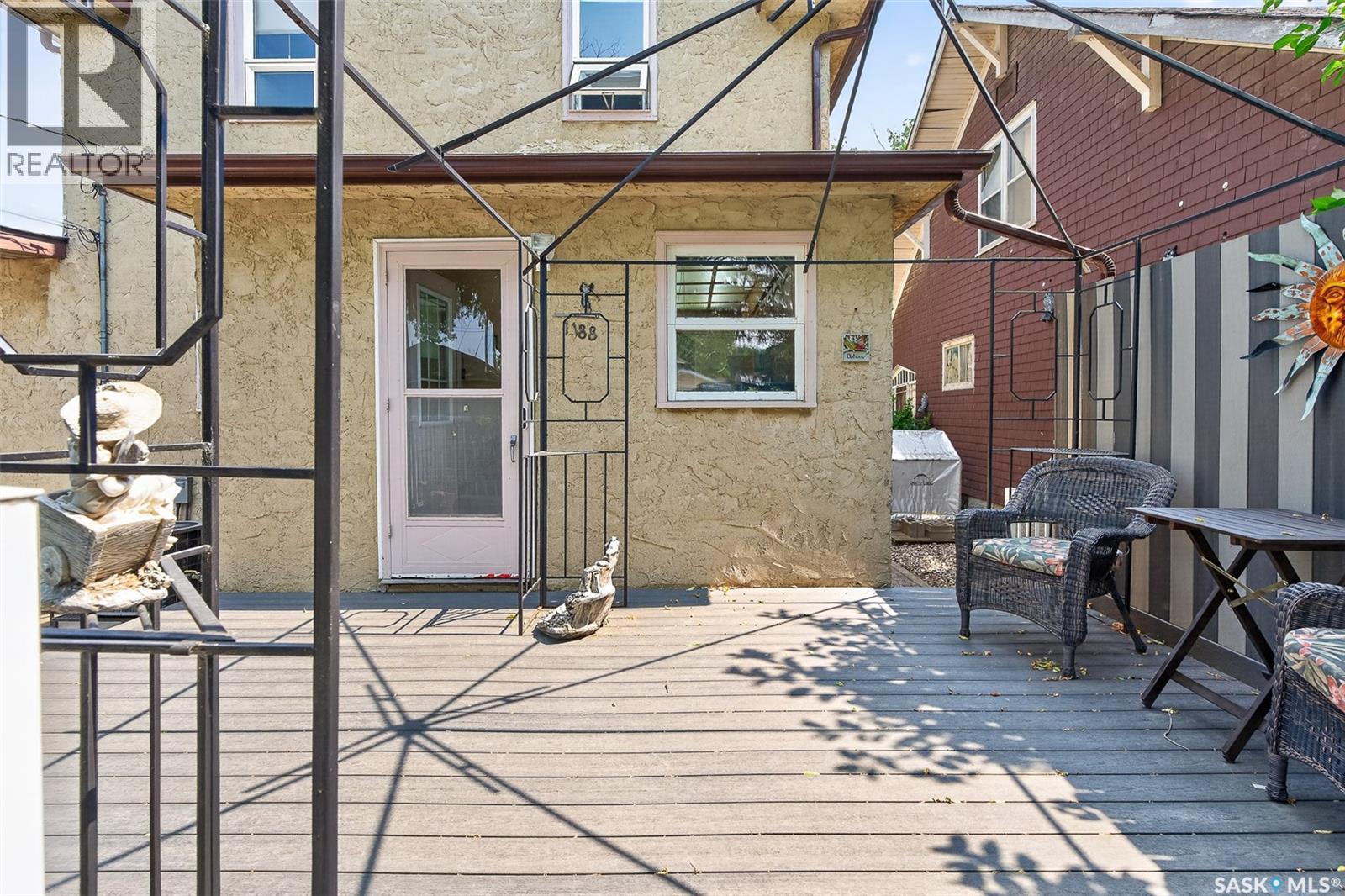 1188 2Nd Avenue Ne, Moose Jaw, SK - Outdoor With Deck Patio Veranda With Exterior