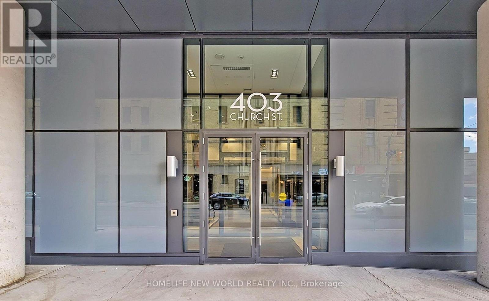 2307 - 403 Church Street, Toronto, ON - With Exterior