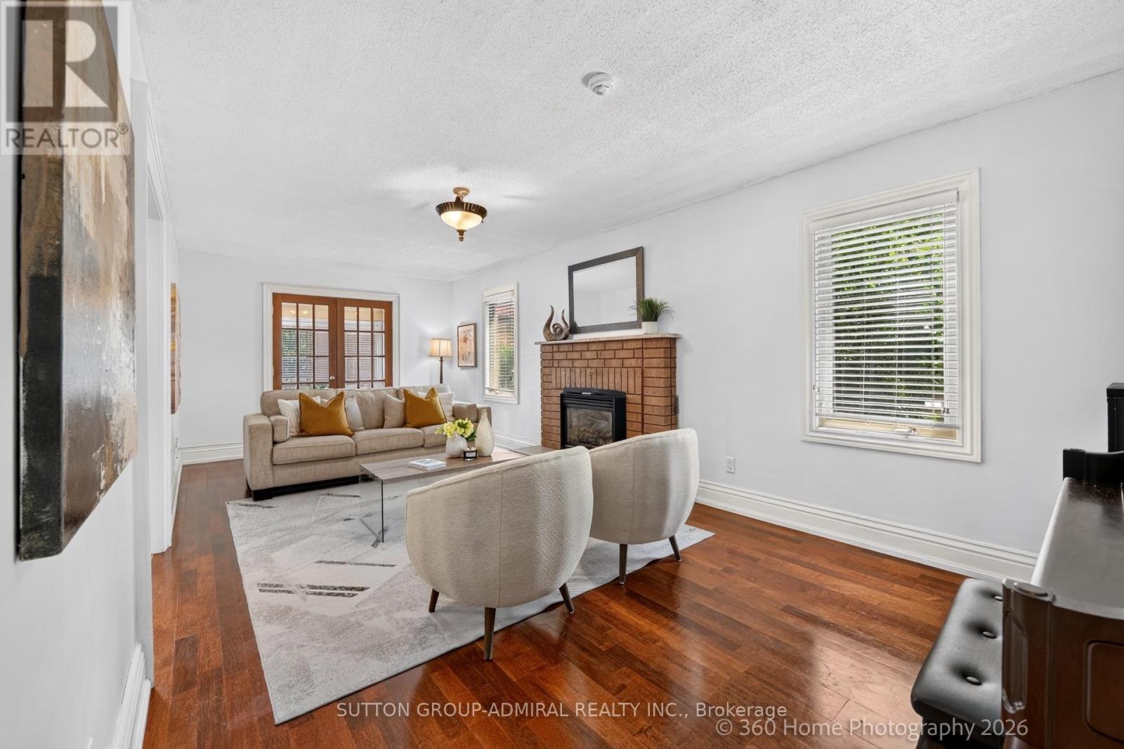 193 Wigwoss Drive, Vaughan, ON - Indoor Photo Showing Living Room With Fireplace