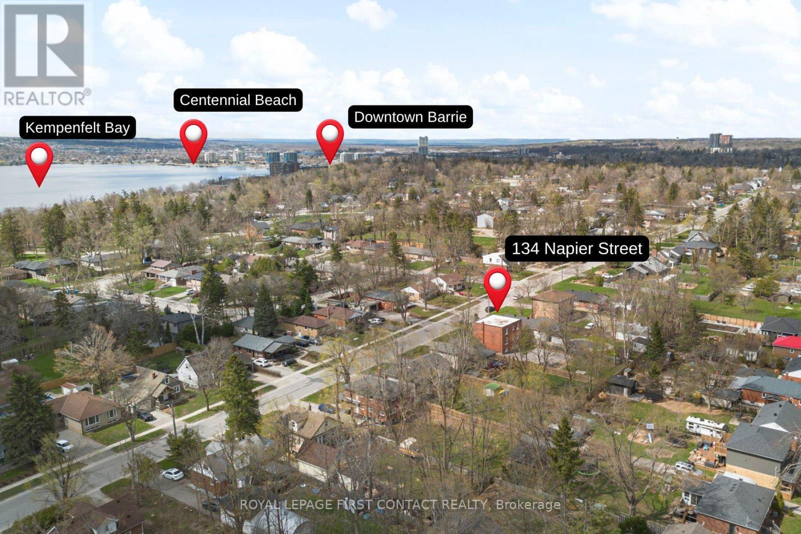 134 Napier Street, Barrie, ON - Outdoor With View