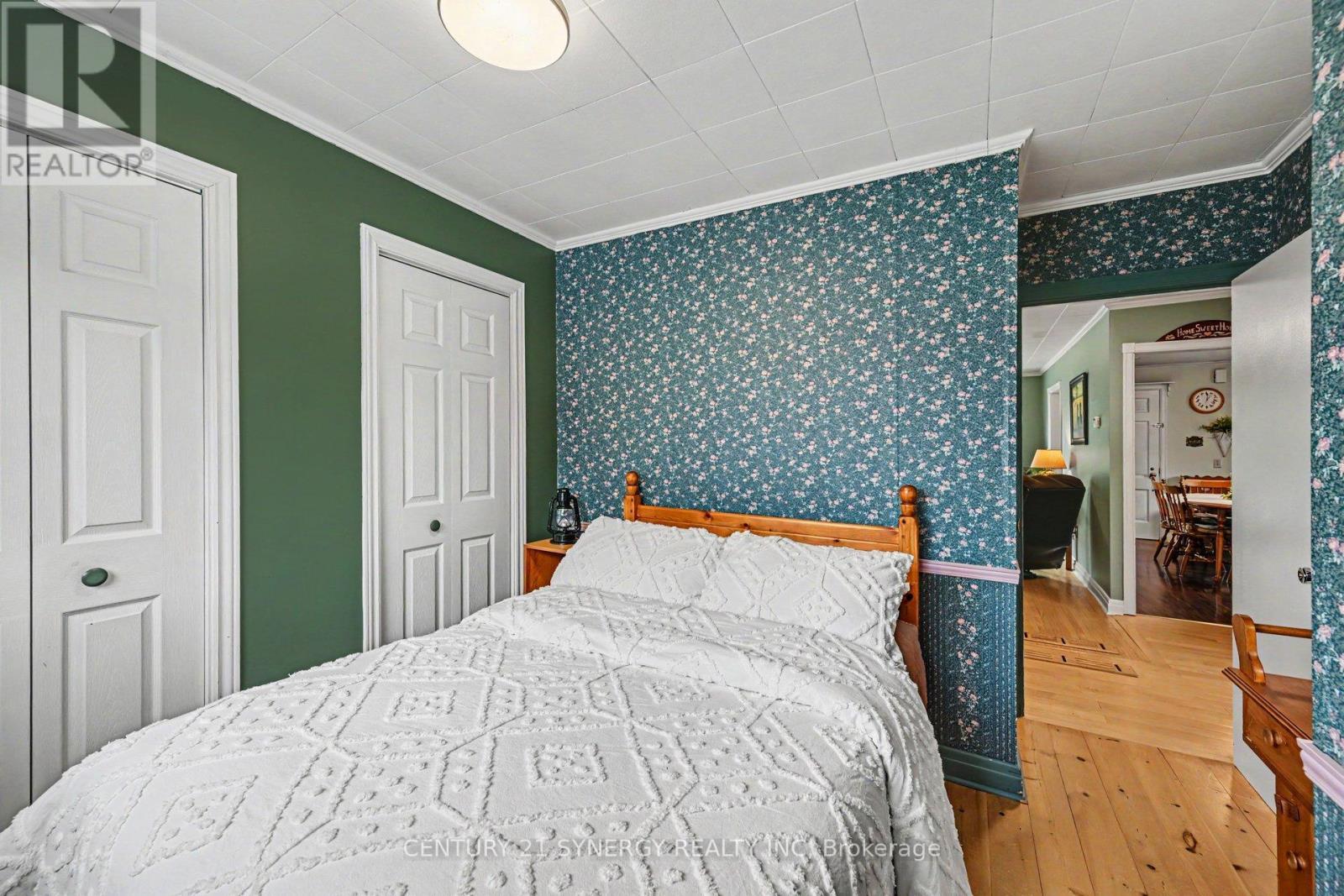 2nd Bedroom with 3 built-in closets. - 5 Queen Street, Smiths Falls, ON - Indoor Photo Showing Bedroom
