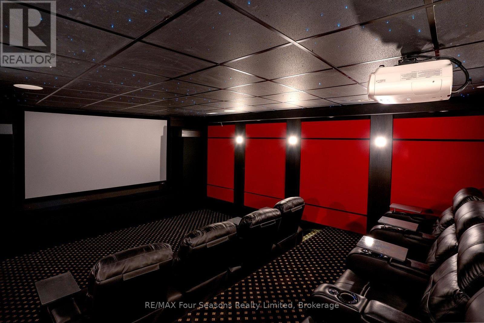 9 SEAT THEATRE WITH SURROUND SOUND - 116 Arnot Crescent, Blue Mountains, ON - Indoor Photo Showing Other Room