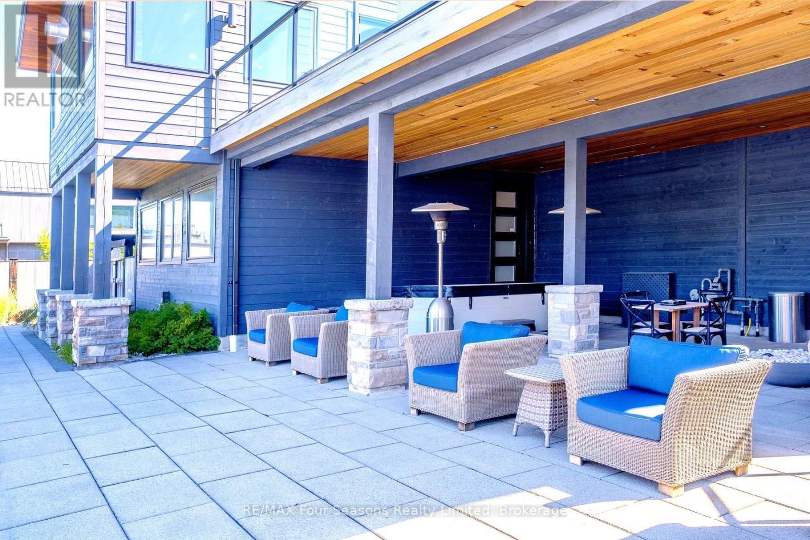 LOWER LEVEL PATIO - 116 Arnot Crescent, Blue Mountains, ON - With Deck Patio Veranda