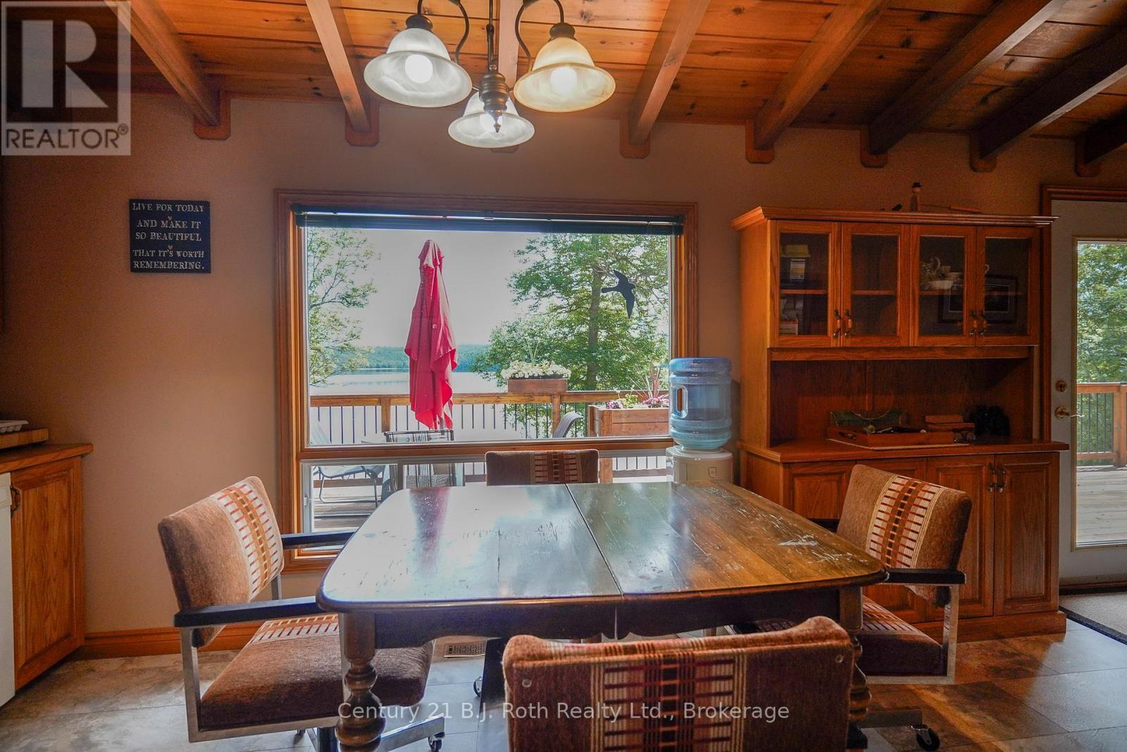 169 Odd'S Drive, Parry Sound Remote Area (Restoule), ON - Indoor Photo Showing Dining Room