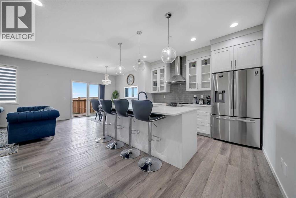 132 Howse Crescent Ne, Calgary, AB - Indoor Photo Showing Kitchen With Upgraded Kitchen