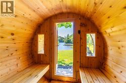 Sauna with lake view -