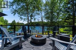 Upper Patio Deck Firepit area -