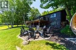 Backyard Fire pit area -