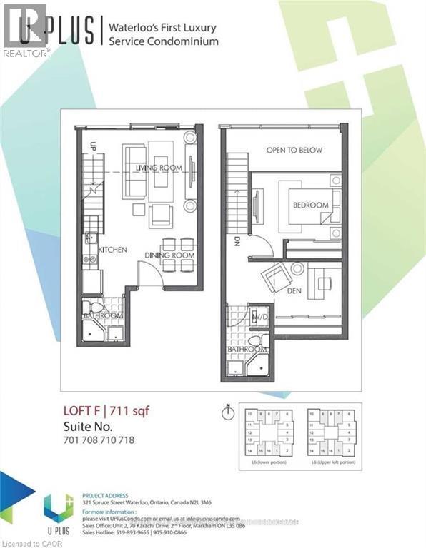 Floor plan - 321 Spruce Street Unit# 710, Waterloo, ON - Other