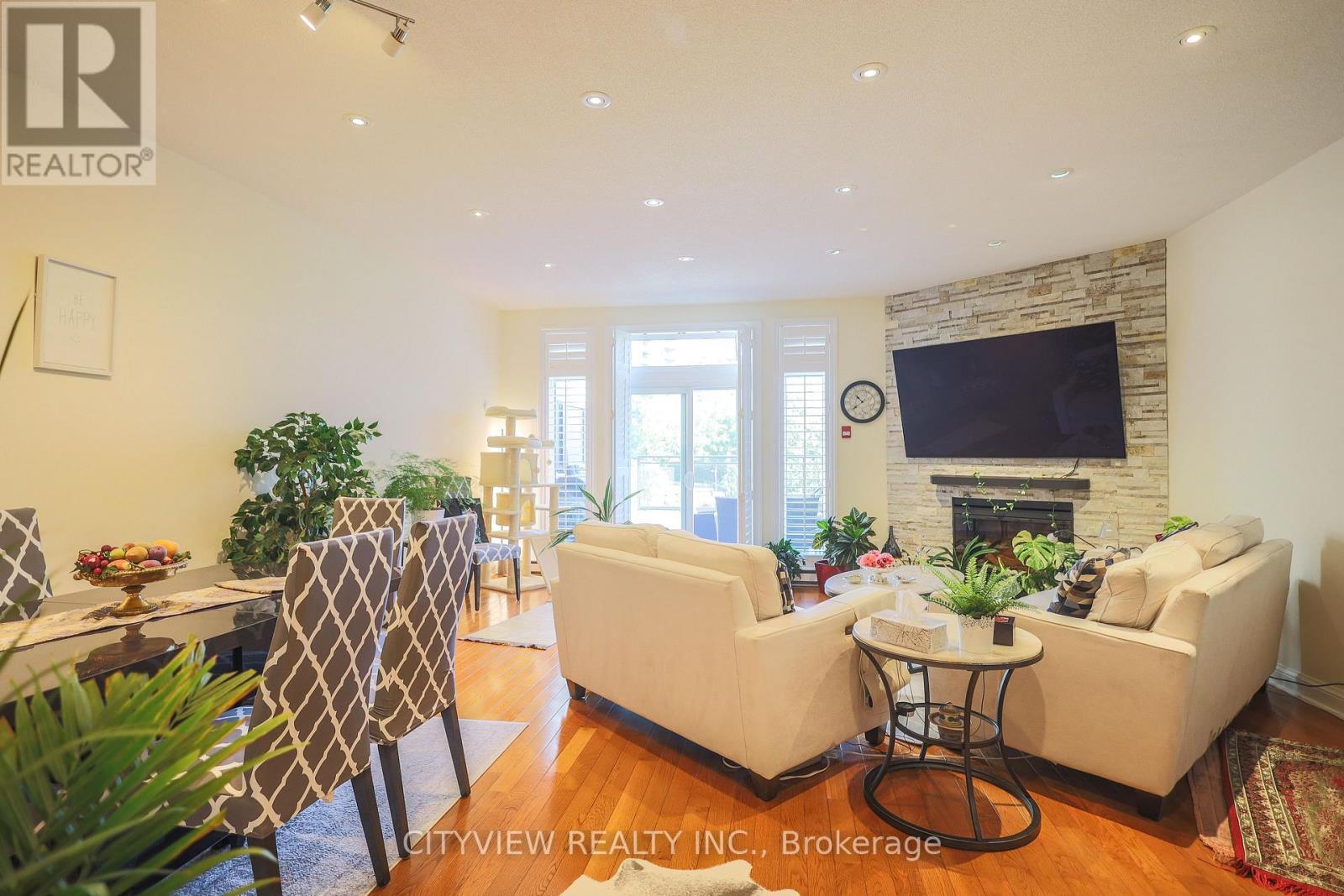 3593 Kariya Drive, Mississauga, ON - Indoor Photo Showing Other Room With Fireplace