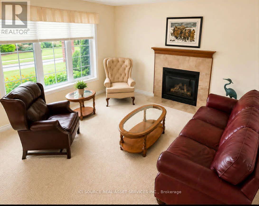 6 Edgewater Drive, Brighton, ON - Indoor Photo Showing Living Room With Fireplace