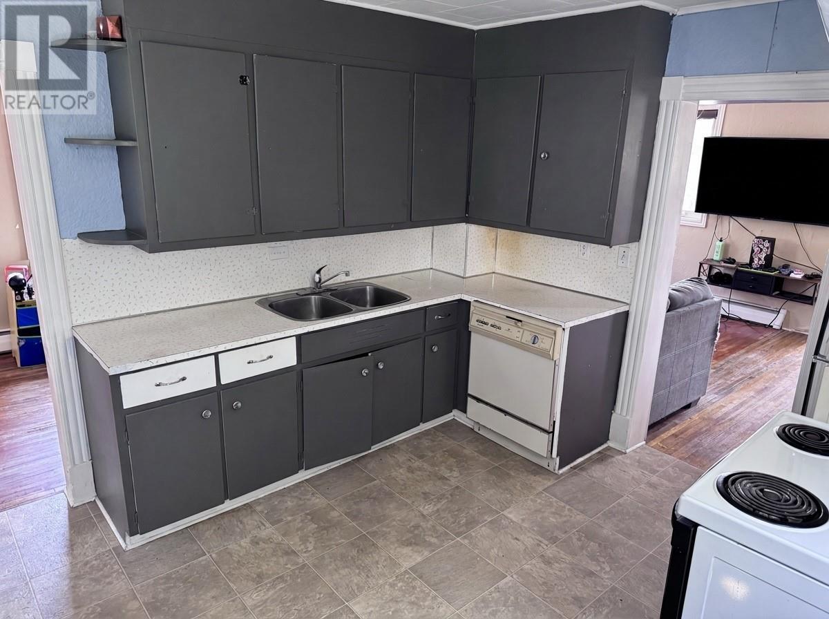 122 Lincoln Road, Grand Falls-Windsor, NL - Indoor Photo Showing Kitchen With Double Sink
