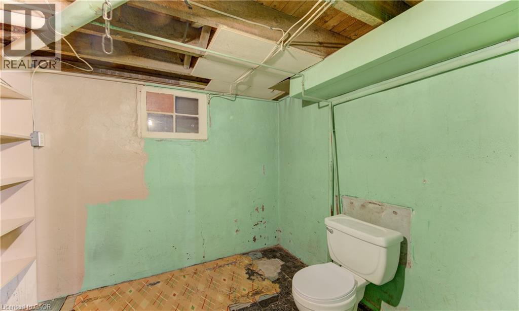 1pc bathroom in basement— just waiting for your finishing touches - 224 Weber Street E, Kitchener, ON - Indoor