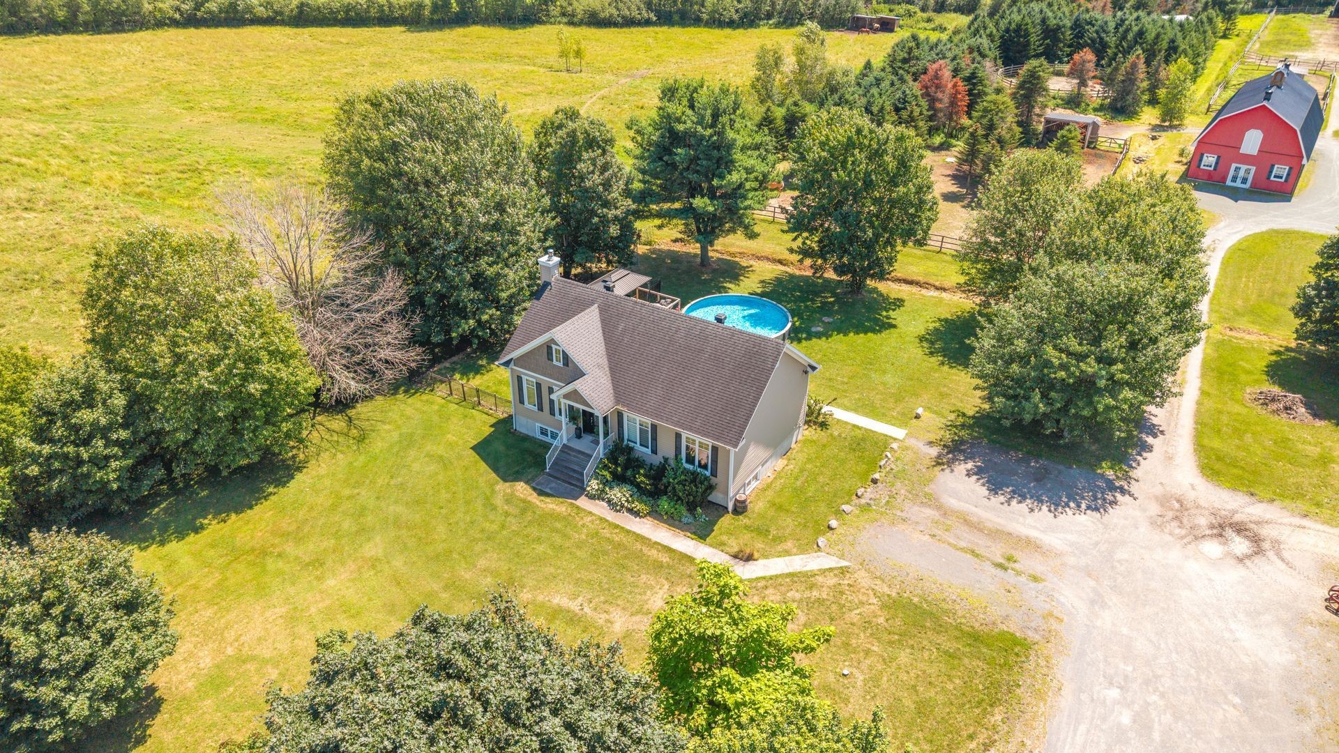 Aerial View - 138Z Ch. Viens, Saint-Alphonse-De-Granby, QC
