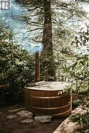 Lakeside Wood Fired Hot tub - 