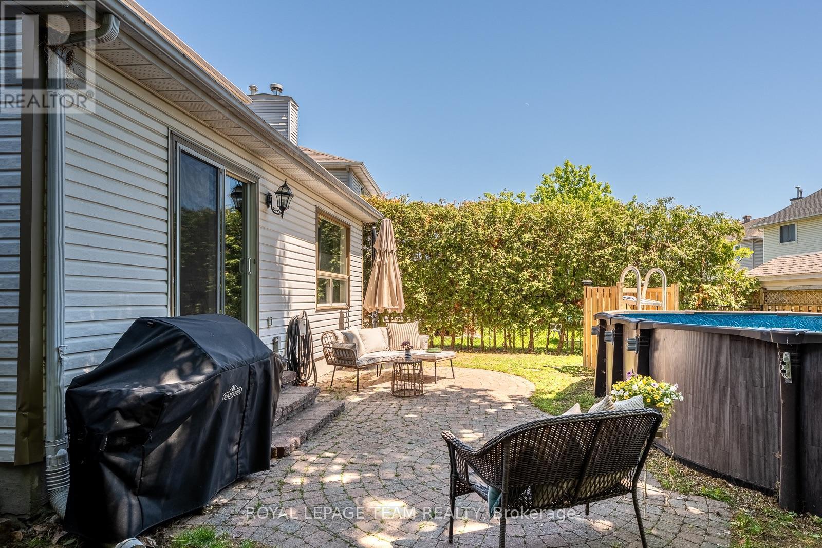 77 Armagh Way, Ottawa, ON - Outdoor With Above Ground Pool With Exterior