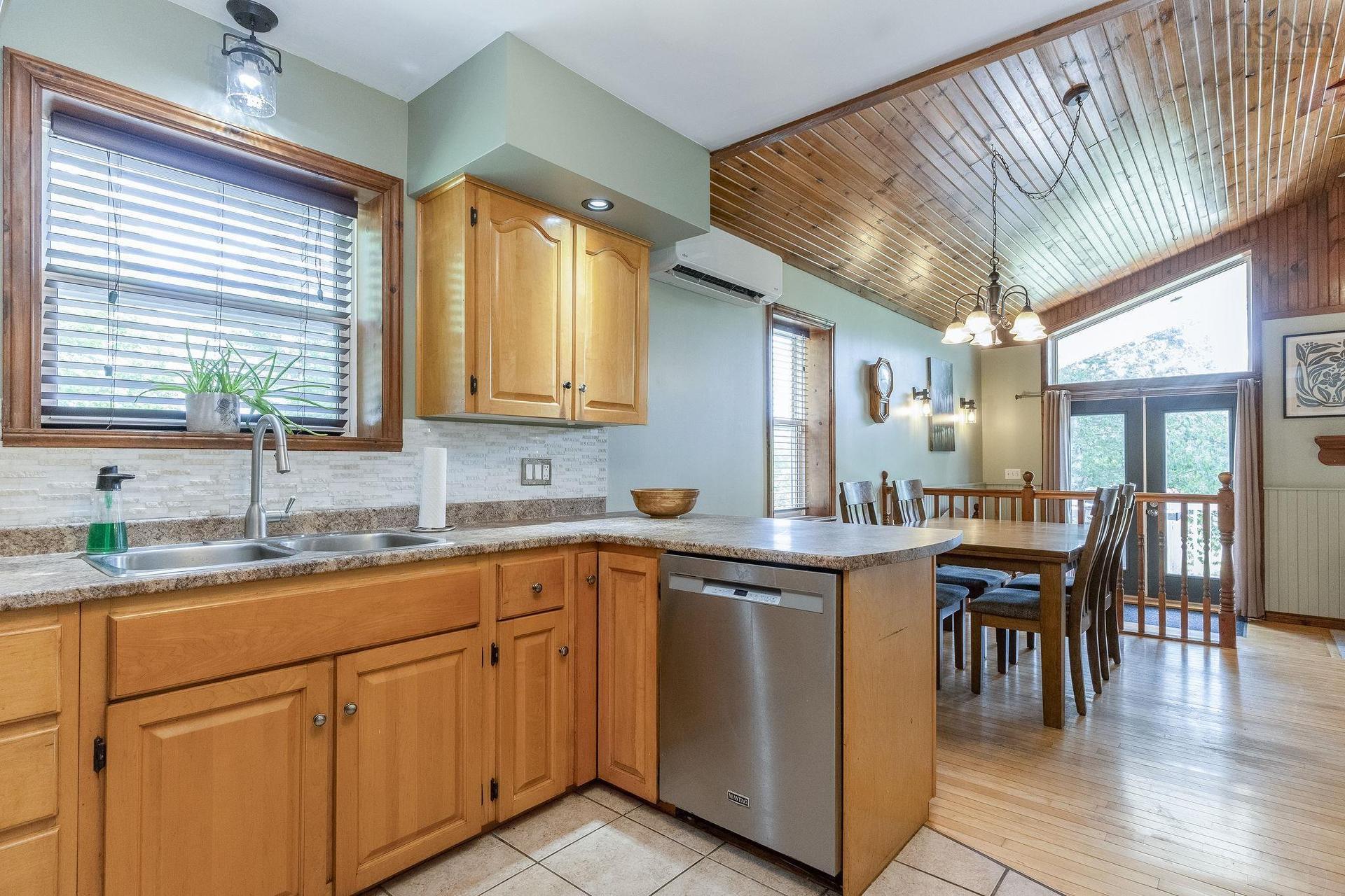 1040 Vault Road, Forest Glade, NS - Indoor Photo Showing Kitchen With Double Sink