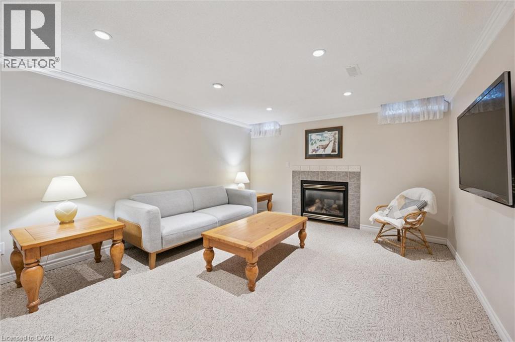 2 Keewatin Avenue, Kitchener, ON - Indoor Photo Showing Living Room With Fireplace