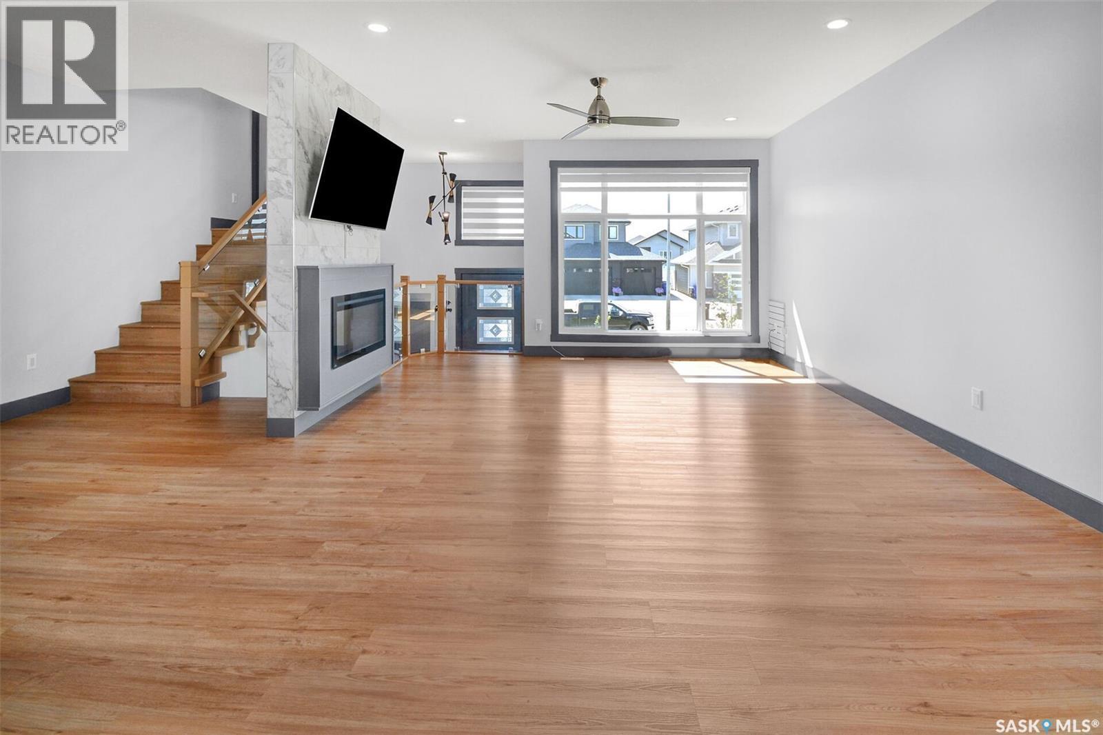 519 Kenaschuk Way, Saskatoon, SK - Indoor With Fireplace