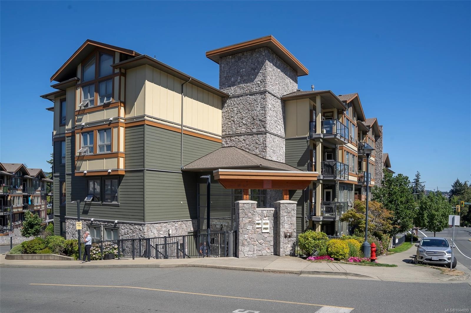 #402-3210 Jacklin Rd, Langford, BC - Outdoor With Balcony With Facade