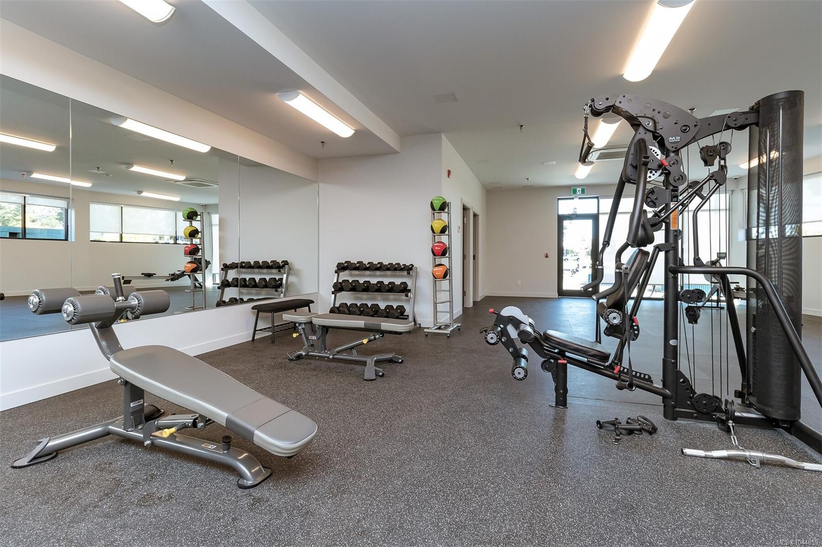 #301-2465 Gateway Rd, Langford, BC - Indoor Photo Showing Gym Room