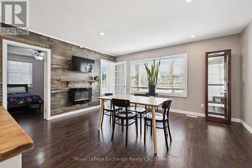 Dining - 68 Elgin Street S, Cambridge, ON - Indoor With Fireplace