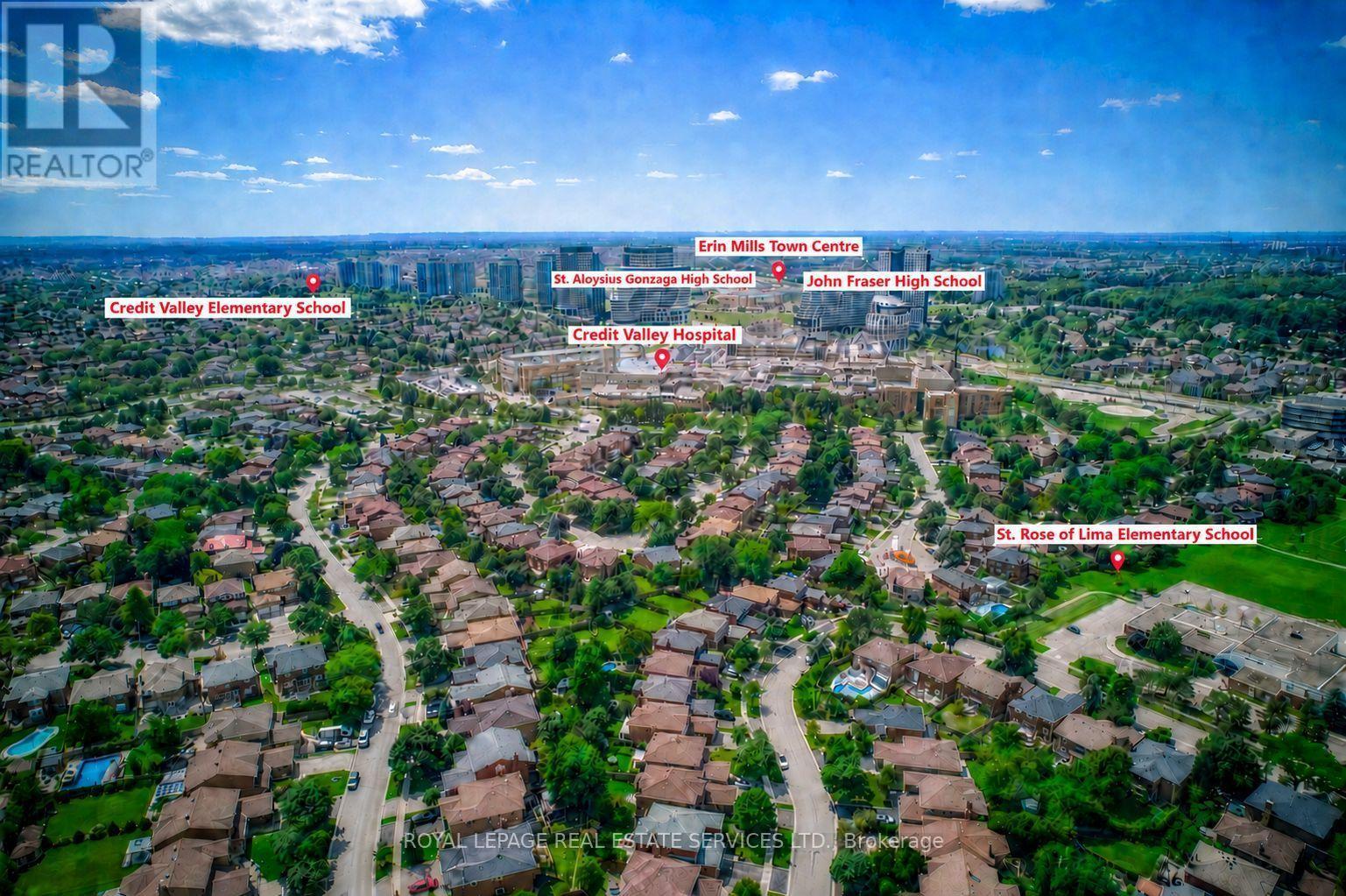 Located in the Top Ranked School District - 4544 The Gallops, Mississauga, ON - Outdoor With View
