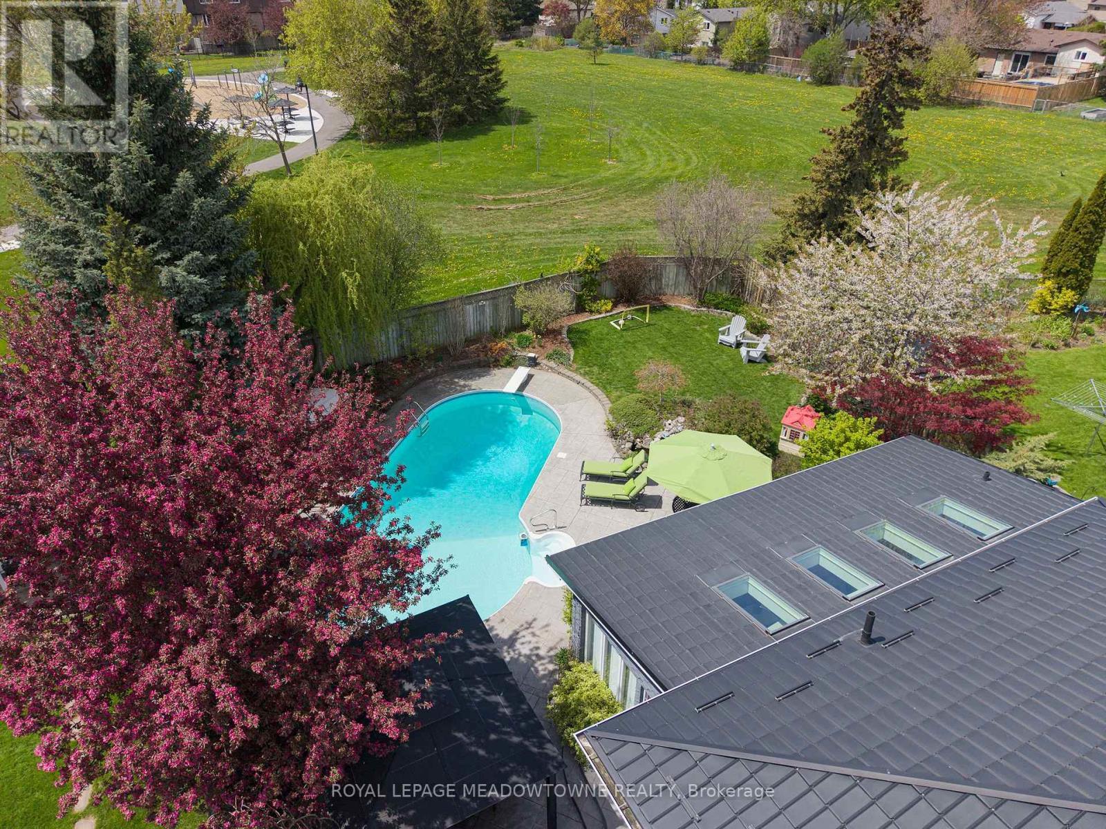 855 Maple Avenue, Milton, ON - Outdoor With In Ground Pool