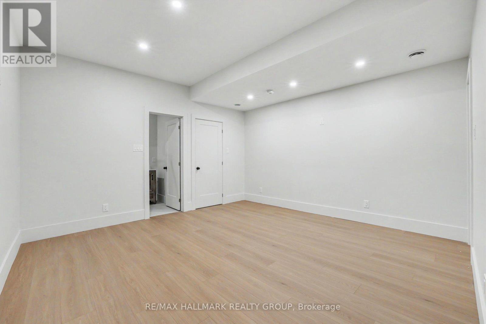 Main home's finished basement ~ media room or gym. - 218 Woodland Avenue, Ottawa, ON - Indoor Photo Showing Other Room