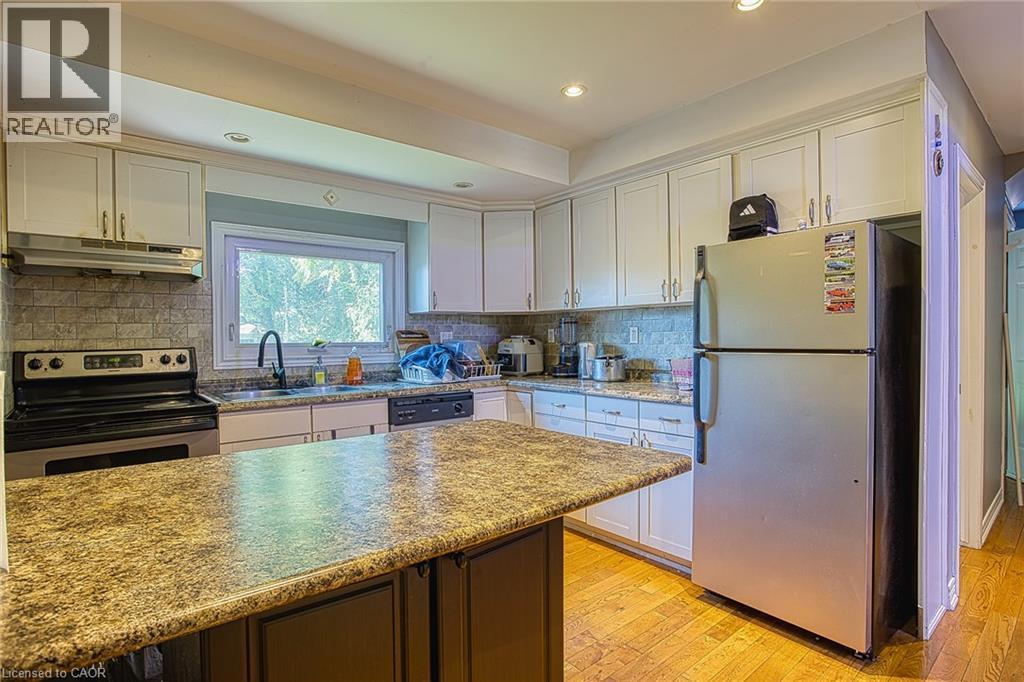 99 Mohawk Road W, Hamilton, ON - Indoor Photo Showing Kitchen With Double Sink