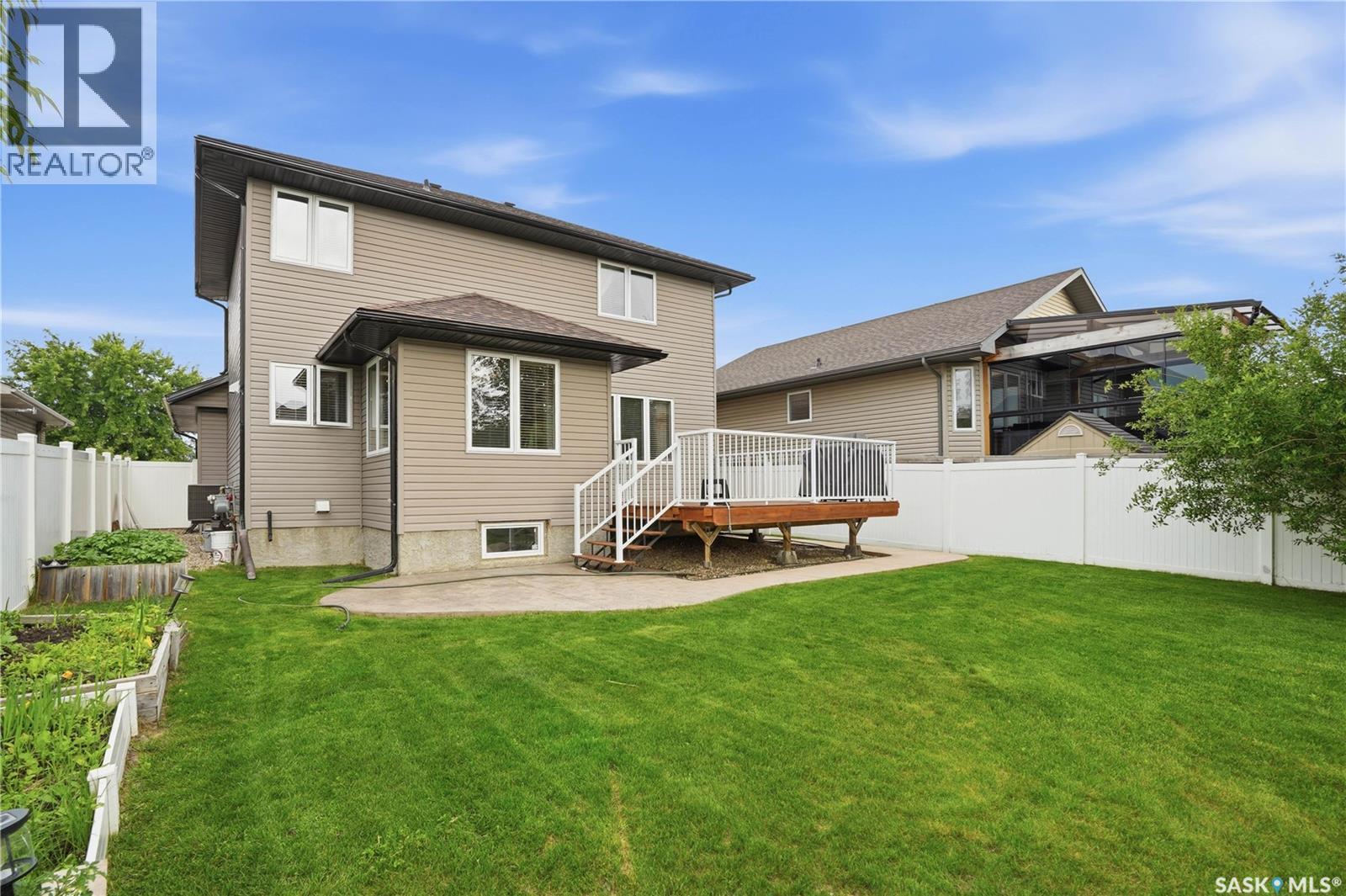 110 Stepney Crescent, Saskatoon, SK - Outdoor With Deck Patio Veranda With Exterior