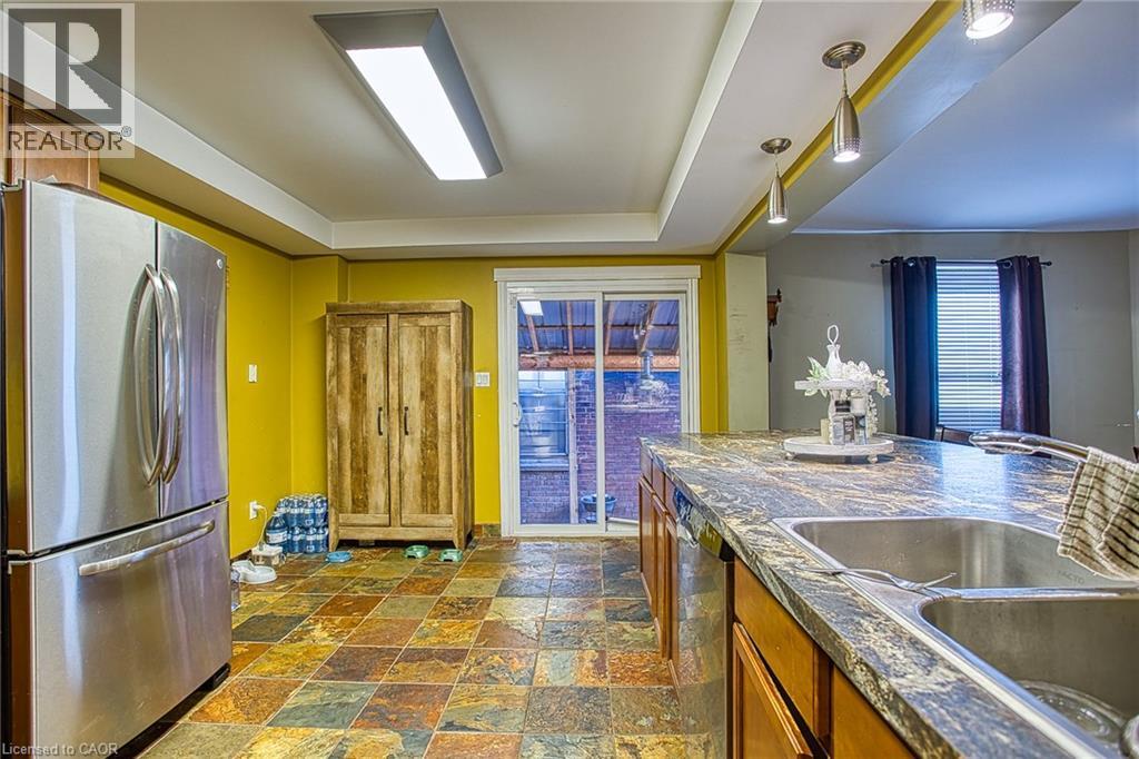227 Beach Road, Hamilton, ON - Indoor Photo Showing Kitchen With Double Sink