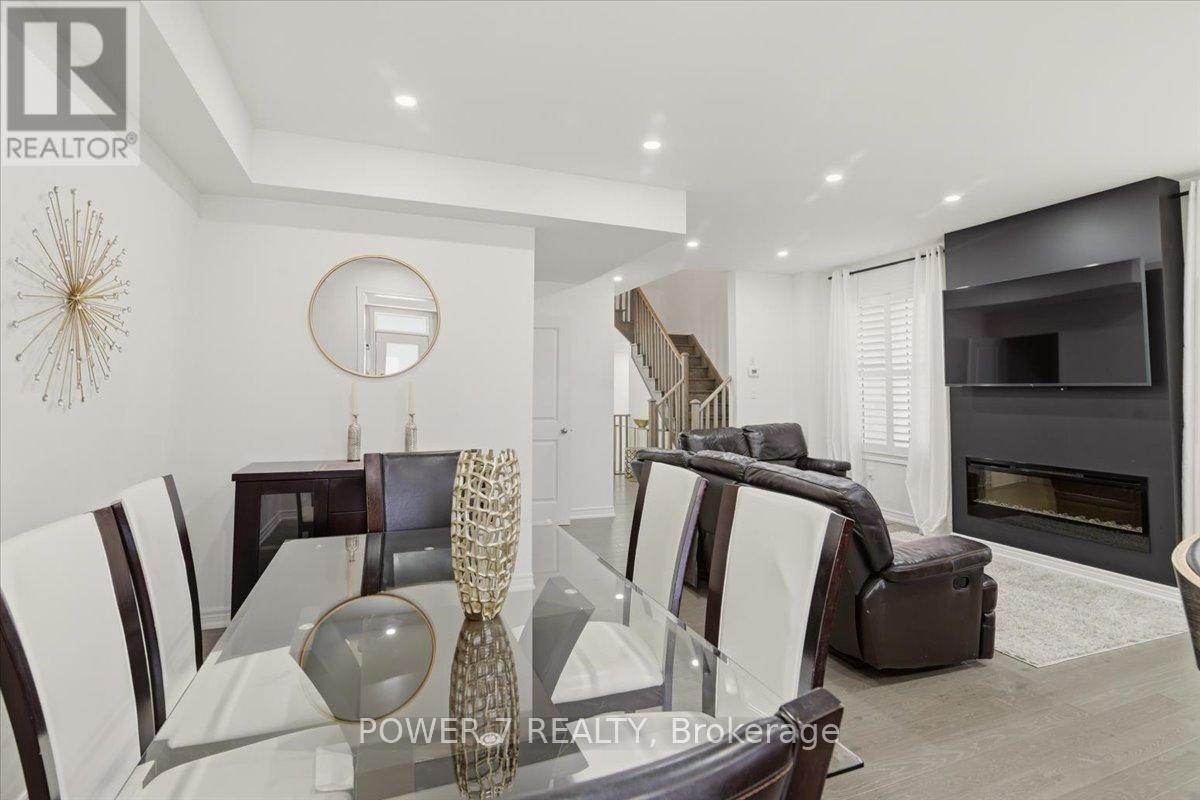 94 Conarty Crescent, Whitby, ON - Indoor With Fireplace